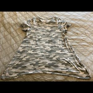 LulaRoe multi grey camo, XL